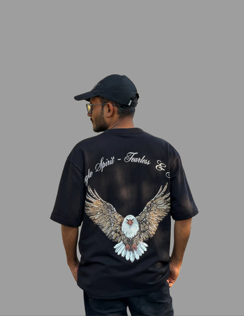 VIIBE – Eagle Spirit | Fearless & Free Oversized Tee