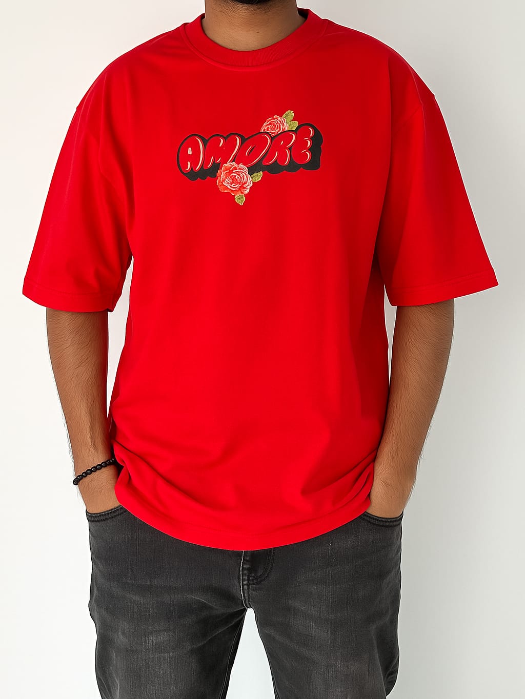 Amore – Born to Bloom | Floral Graphic Oversized Tee