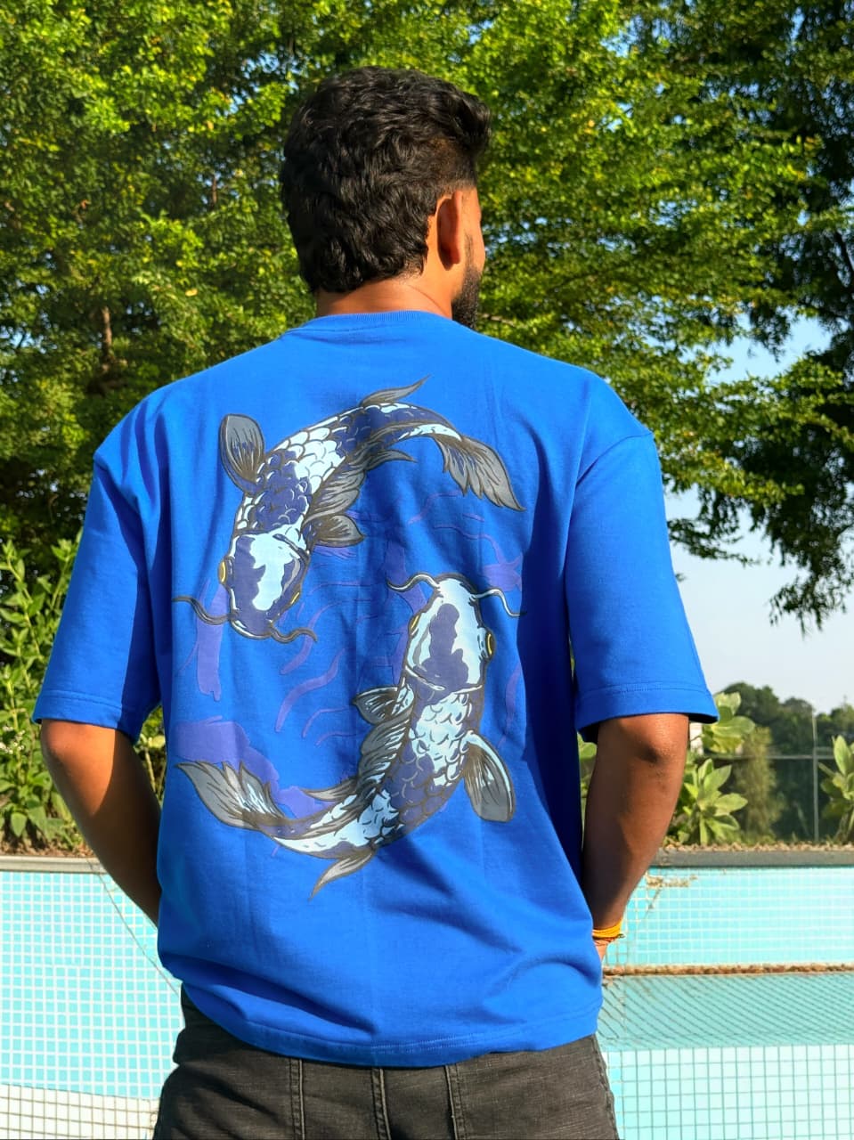 VIIBE – Koi Spirit | Flow Like Water Oversized Tee